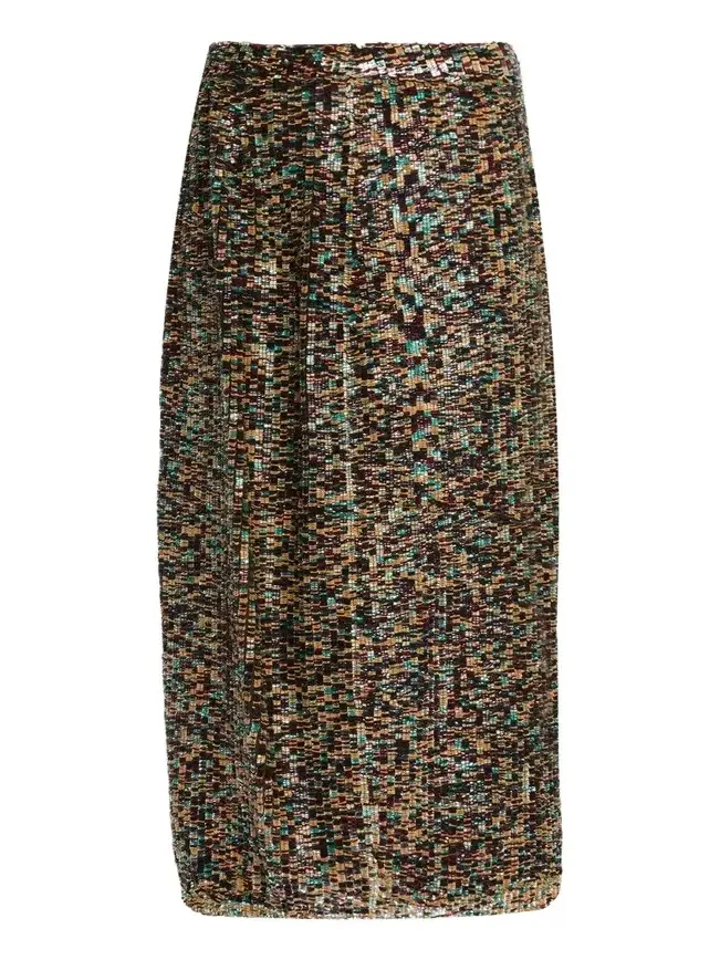 Sylkie Sequined Midi Skirt Sylkie Sequined Midi Skirt