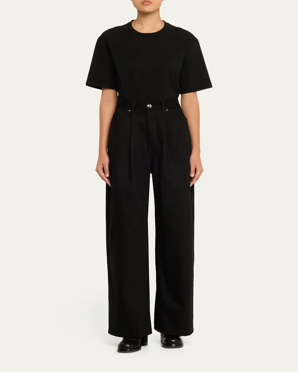 RÙADH The Archer Pleated Wide-Leg Jeans | Thumbnail 2 RÙADH The Archer Pleated Wide-Leg Jeans | Thumbnail 2