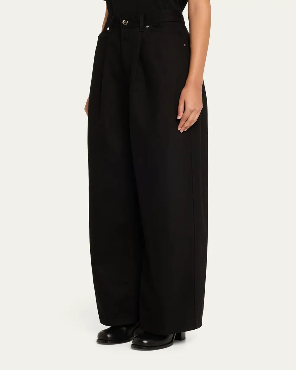 RÙADH The Archer Pleated Wide-Leg Jeans | Thumbnail 4 RÙADH The Archer Pleated Wide-Leg Jeans | Thumbnail 4