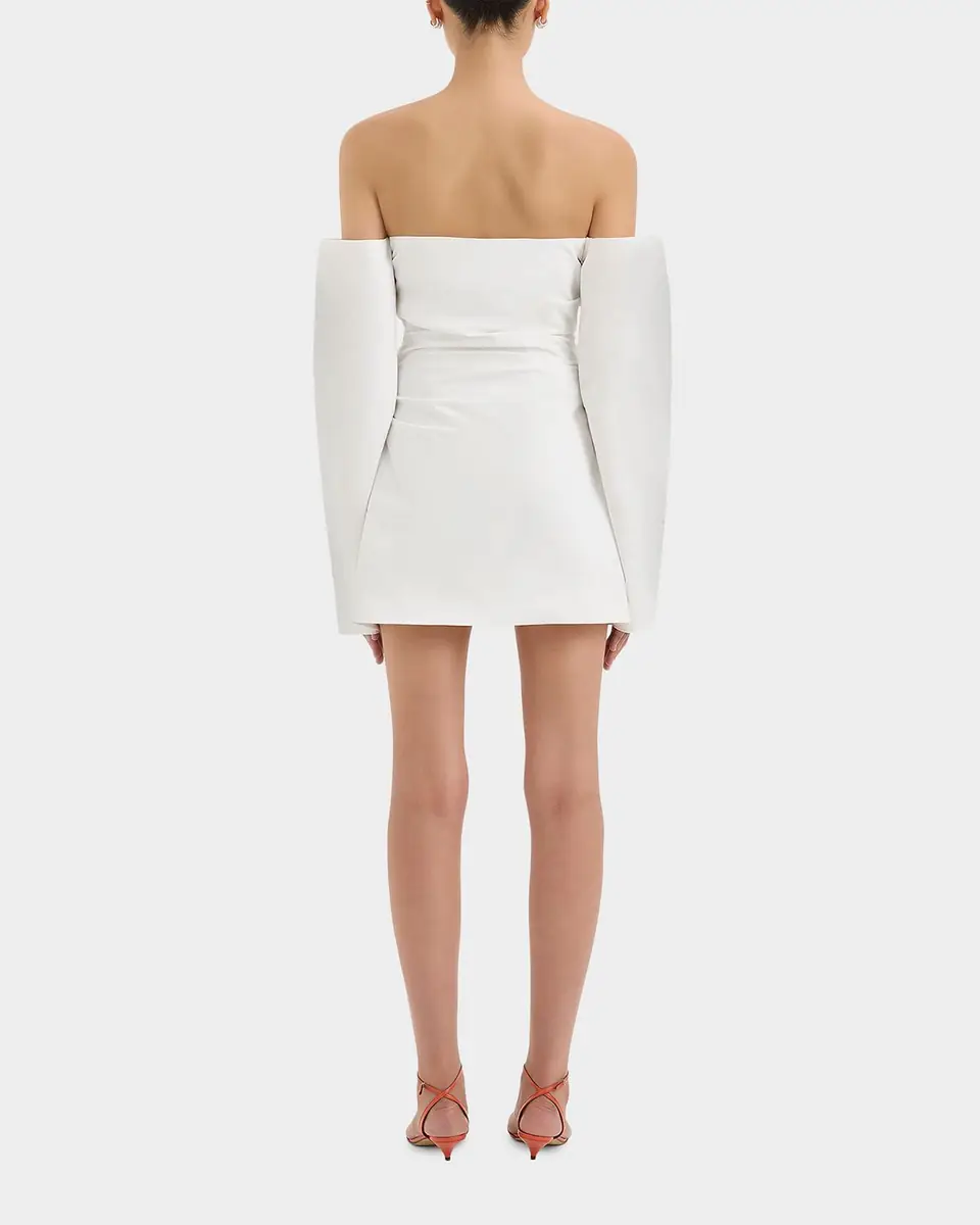 SIR. Martina Sleeved Off-Shoulder Mini Dress | Thumbnail 7 SIR. Martina Sleeved Off-Shoulder Mini Dress | Thumbnail 7