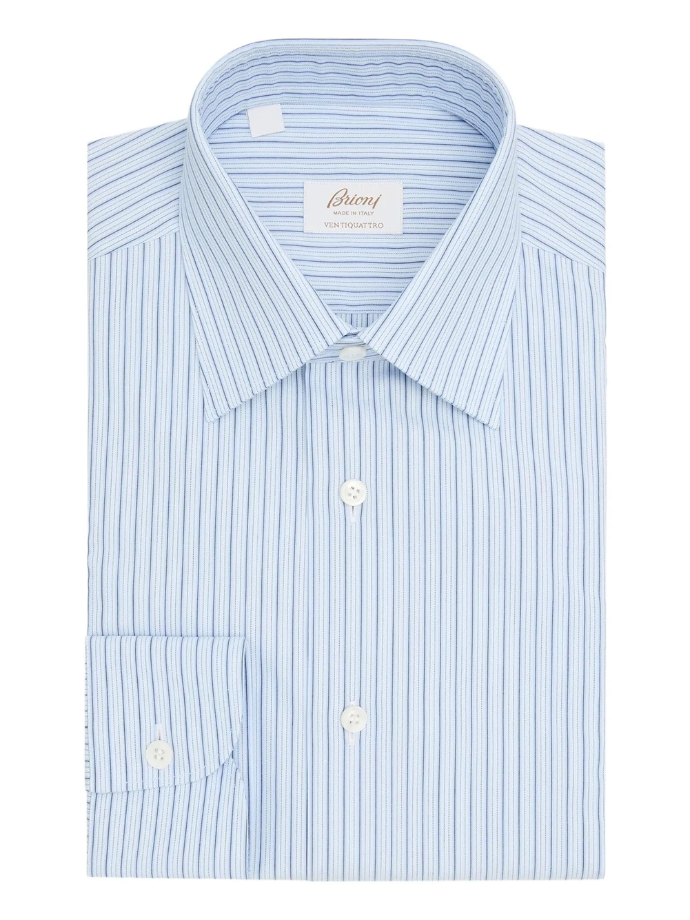 Men's Ventiquattro Cotton Multi-Stripe Dress Shirt Men's Ventiquattro Cotton Multi-Stripe Dress Shirt