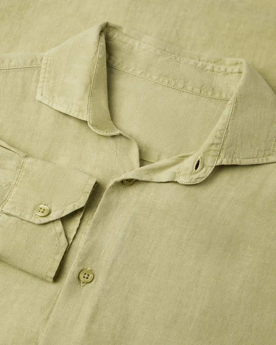 Frescobol Carioca Men's Antonio Linen Casual Button-Down Shirt | Thumbnail 5 Frescobol Carioca Men's Antonio Linen Casual Button-Down Shirt | Thumbnail 5
