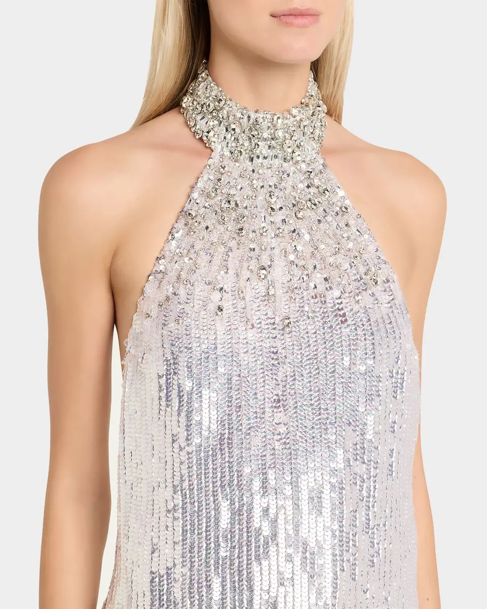 Retrofête Deeanna Embellished Mini Dress | Thumbnail 4 Retrofête Deeanna Embellished Mini Dress | Thumbnail 4