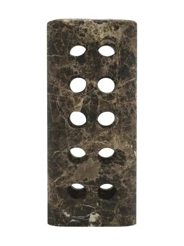 Greg Natale Geo Marble Vase, 12"