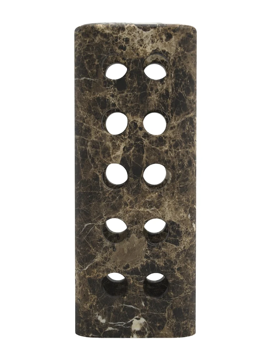 Greg Natale Geo Marble Vase, 12"