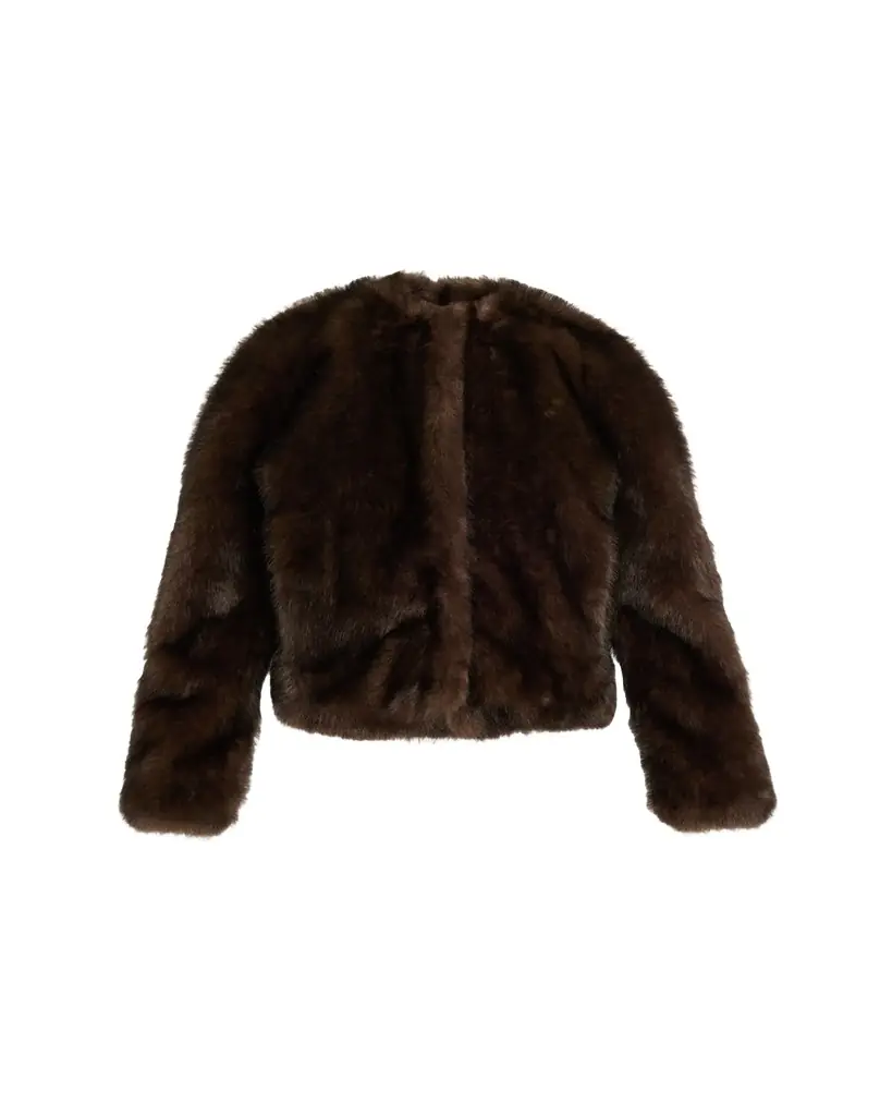 A.L.C. Gwen Faux Fur Jacket | Image 1 A.L.C. Gwen Faux Fur Jacket | Image 1