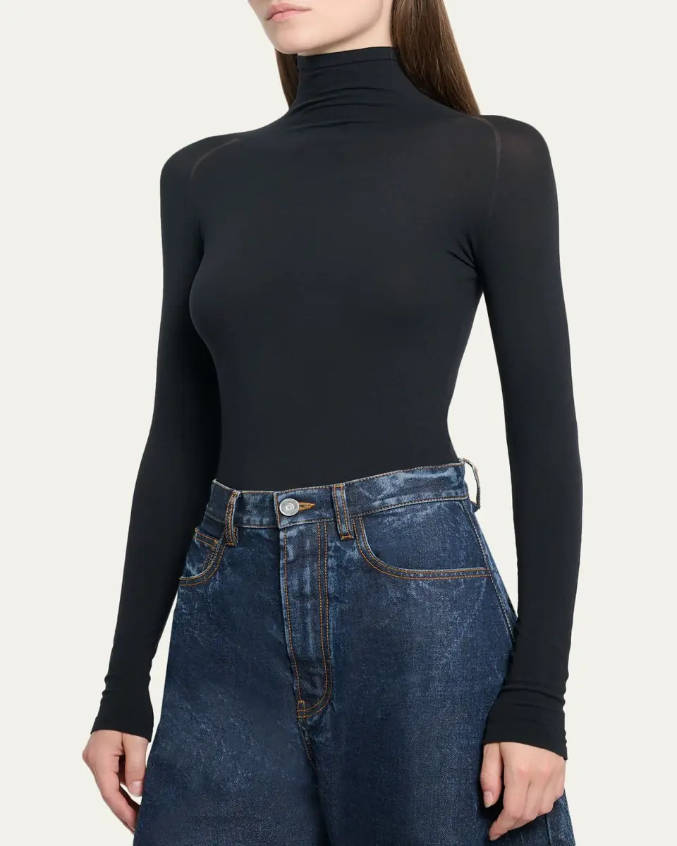 Alaïa Second Skin Bodysuit | Thumbnail 4 Alaïa Second Skin Bodysuit | Thumbnail 4