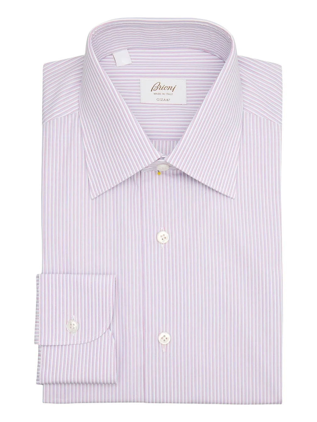 Men's Giza 87 Cotton Multi-Stripe Dress Shirt Men's Giza 87 Cotton Multi-Stripe Dress Shirt
