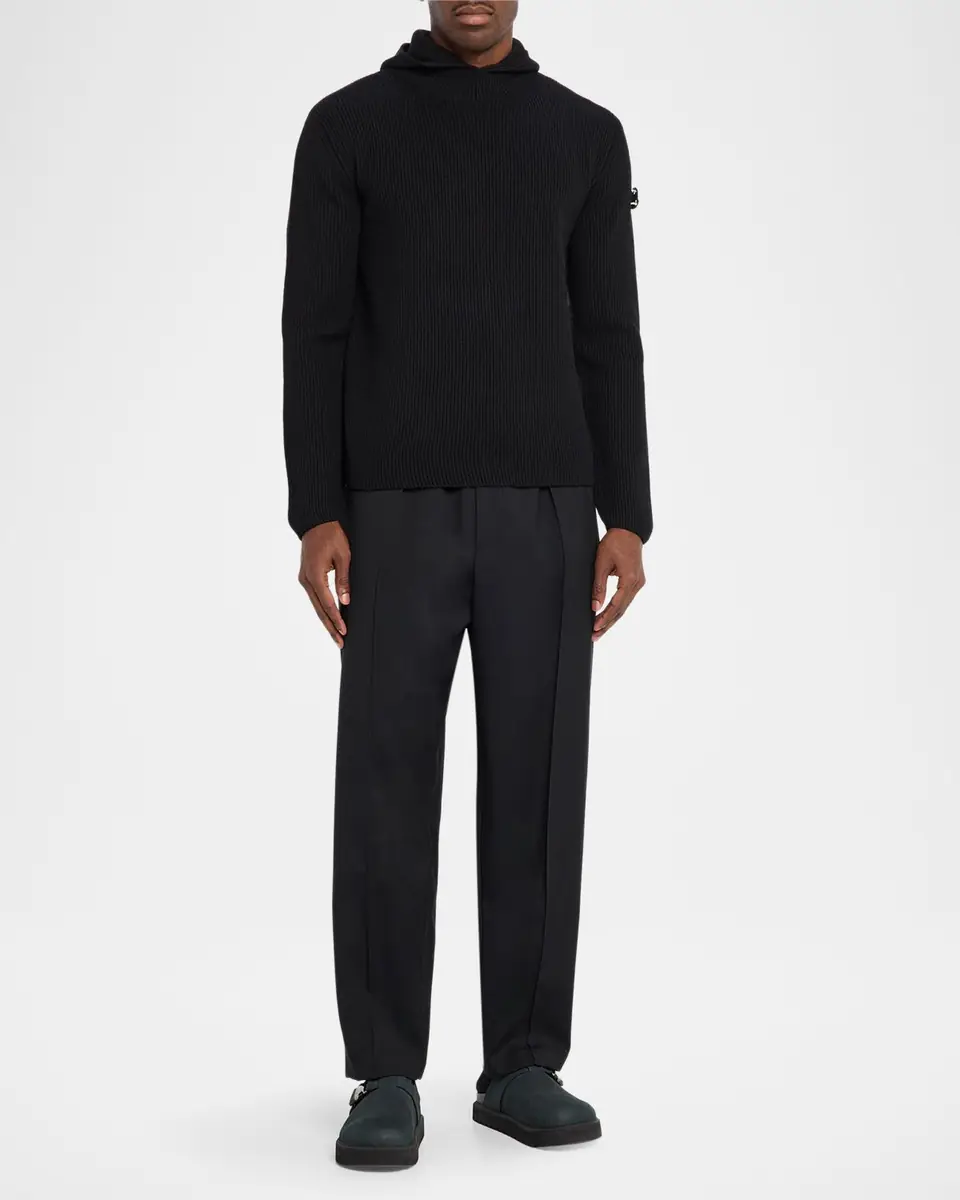 Moncler Genius x JIL SANDER Men's Wool Rib Hoodie | Thumbnail 11 Moncler Genius x JIL SANDER Men's Wool Rib Hoodie | Thumbnail 11