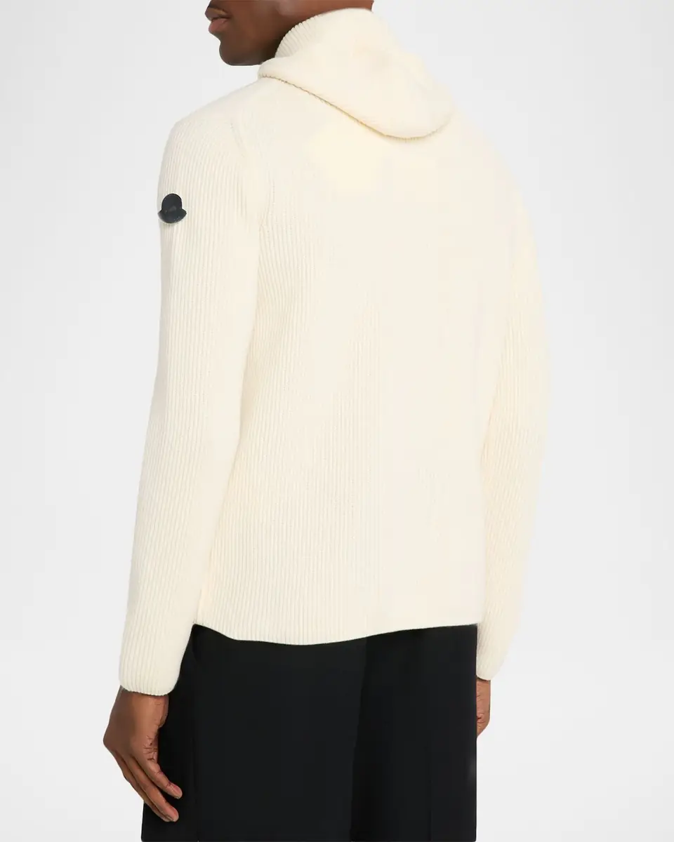 Moncler Genius x JIL SANDER Men's Wool Rib Hoodie | Thumbnail 16 Moncler Genius x JIL SANDER Men's Wool Rib Hoodie | Thumbnail 16