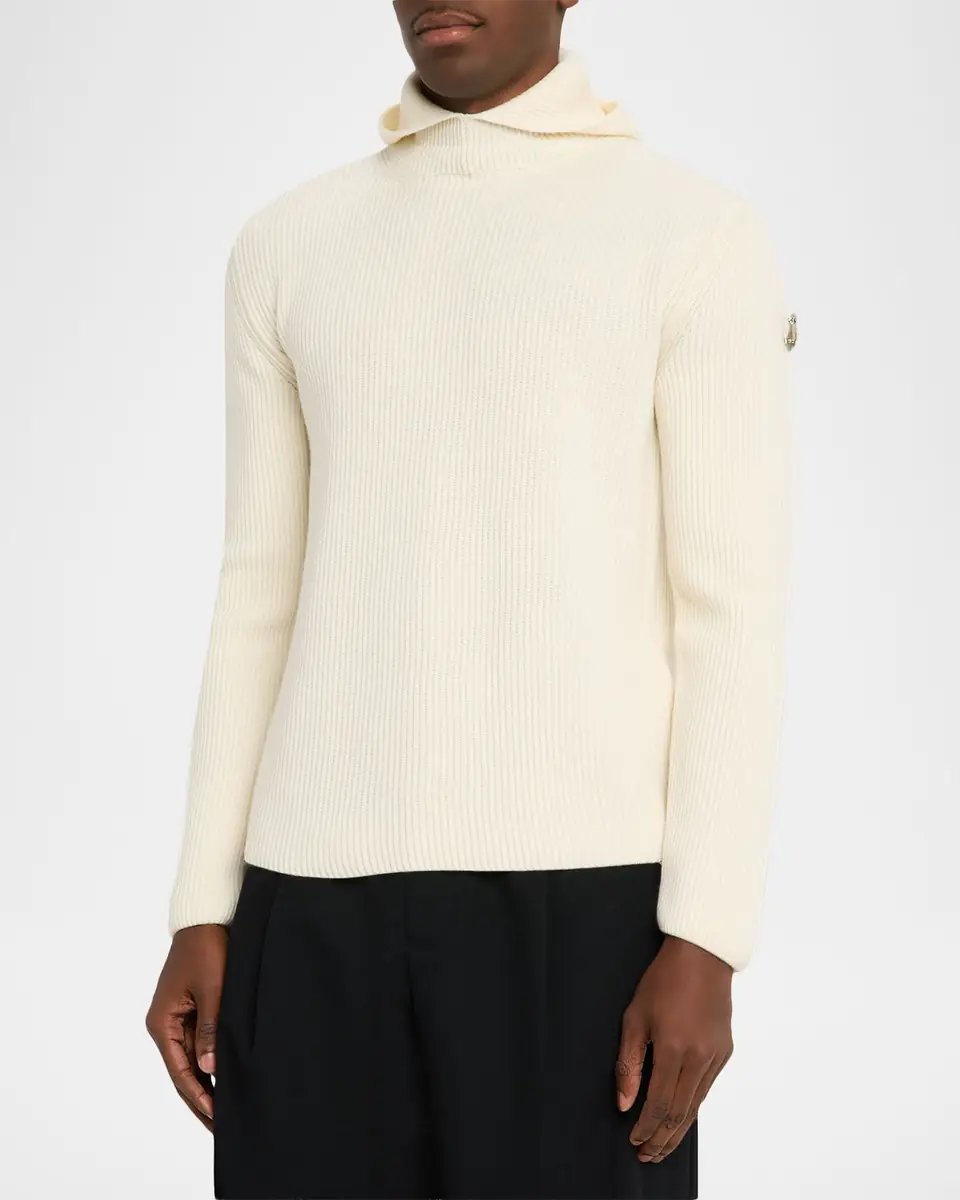 Moncler Genius x JIL SANDER Men's Wool Rib Hoodie | Thumbnail 17 Moncler Genius x JIL SANDER Men's Wool Rib Hoodie | Thumbnail 17