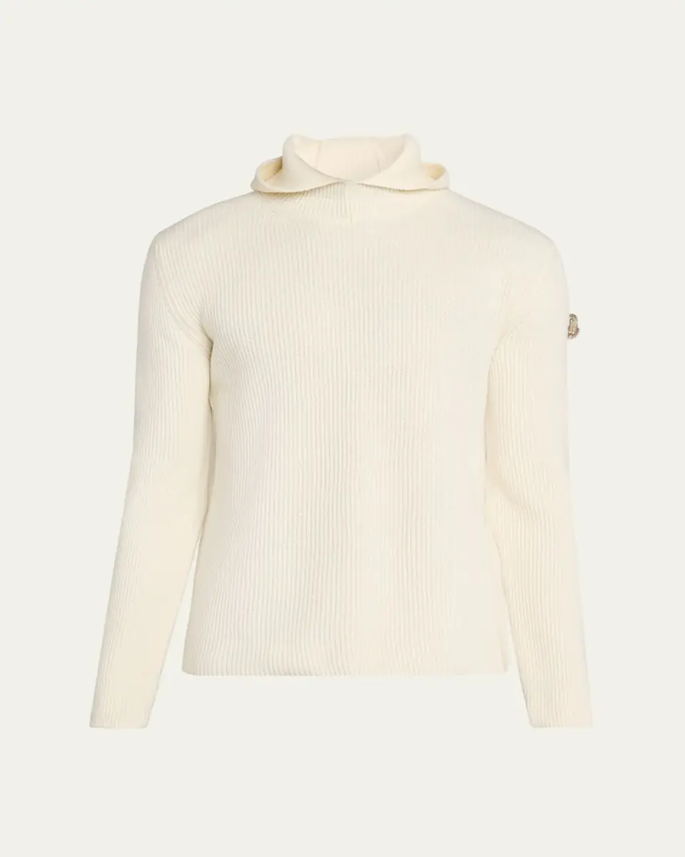 Moncler Genius x JIL SANDER Men's Wool Rib Hoodie | Thumbnail 10 Moncler Genius x JIL SANDER Men's Wool Rib Hoodie | Thumbnail 10