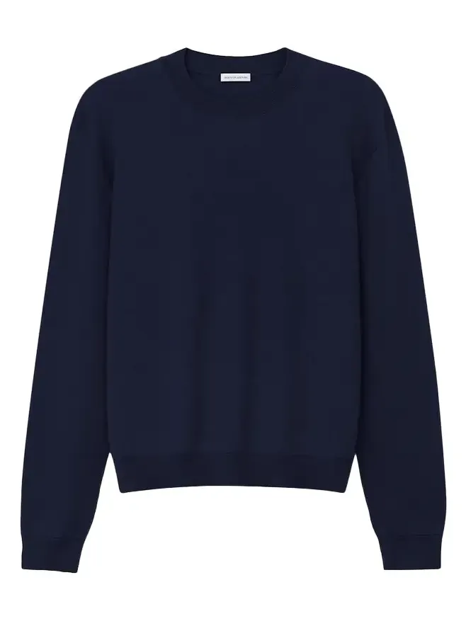 Men's Cashmere and Silk Classic-Fit Crewneck Sweater