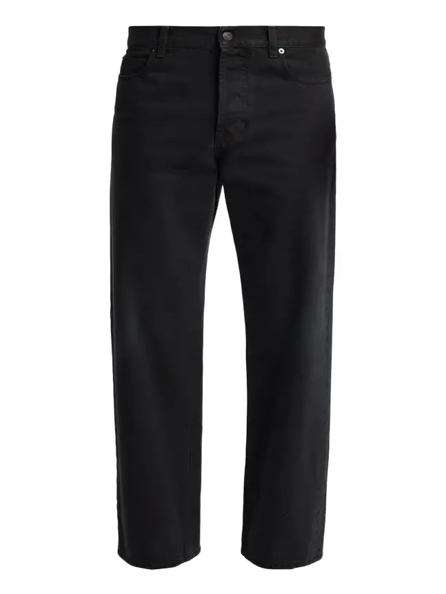 Men's Rossen Straight-Leg Black Denim Jeans Men's Rossen Straight-Leg Black Denim Jeans