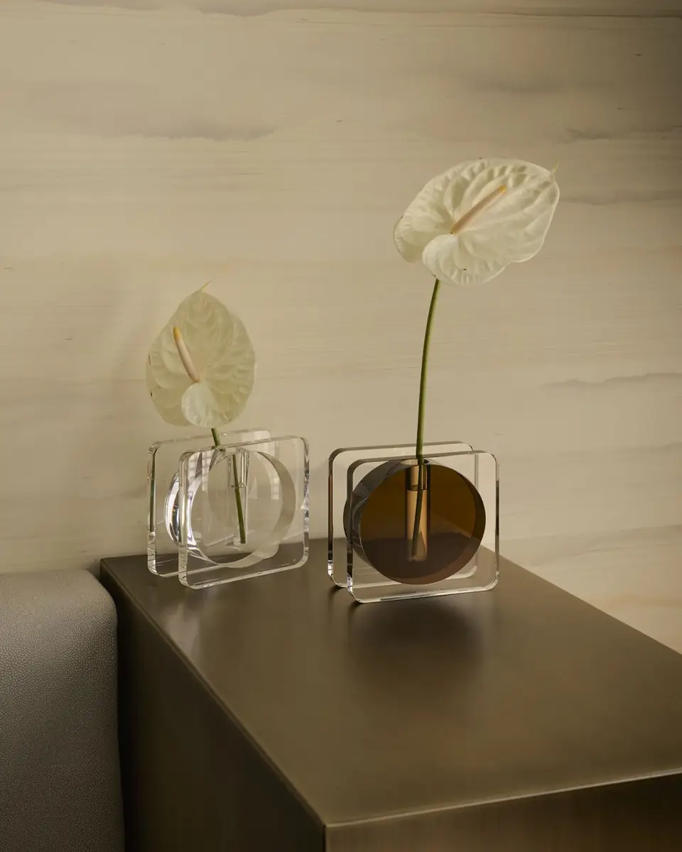 Greg Natale Caldera Crystal Vase, 6" | Thumbnail 3 Greg Natale Caldera Crystal Vase, 6" | Thumbnail 3