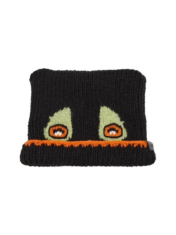 Men's Futurist Cats Ribbed Wool-Blend Beanie Hat