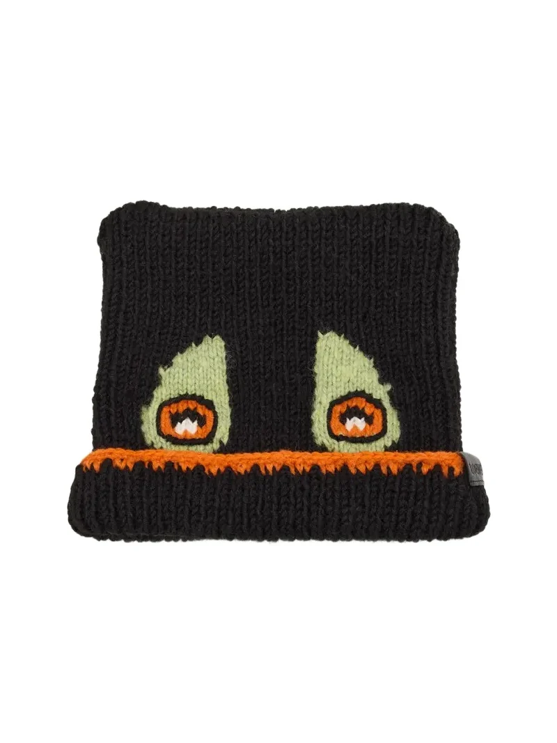 Loewe Men's Futurist Cats Ribbed Wool-Blend Beanie Hat