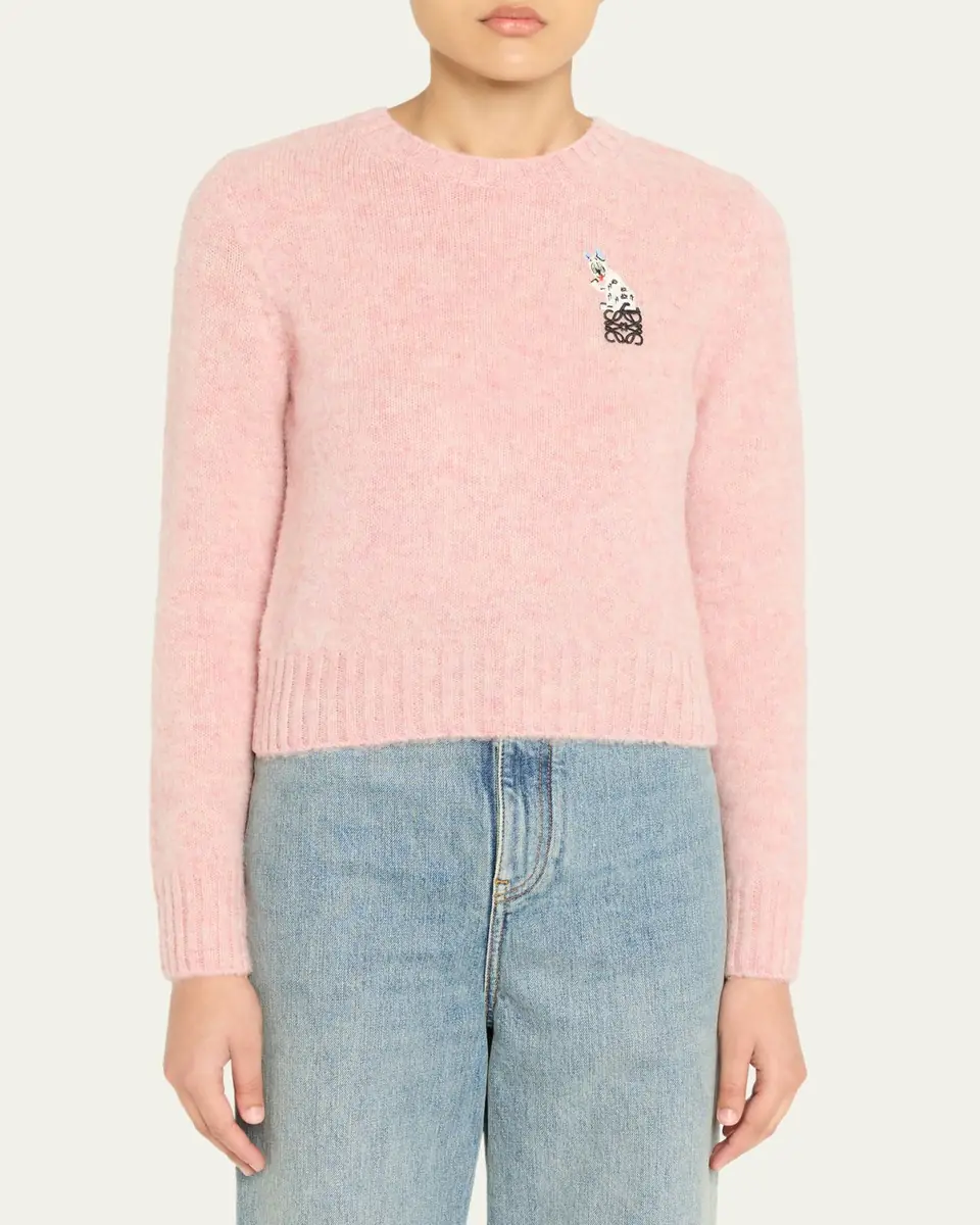 Loewe x Louis Wain Futuristic Cat Embroidered Sweater | Thumbnail 4 Loewe x Louis Wain Futuristic Cat Embroidered Sweater | Thumbnail 4