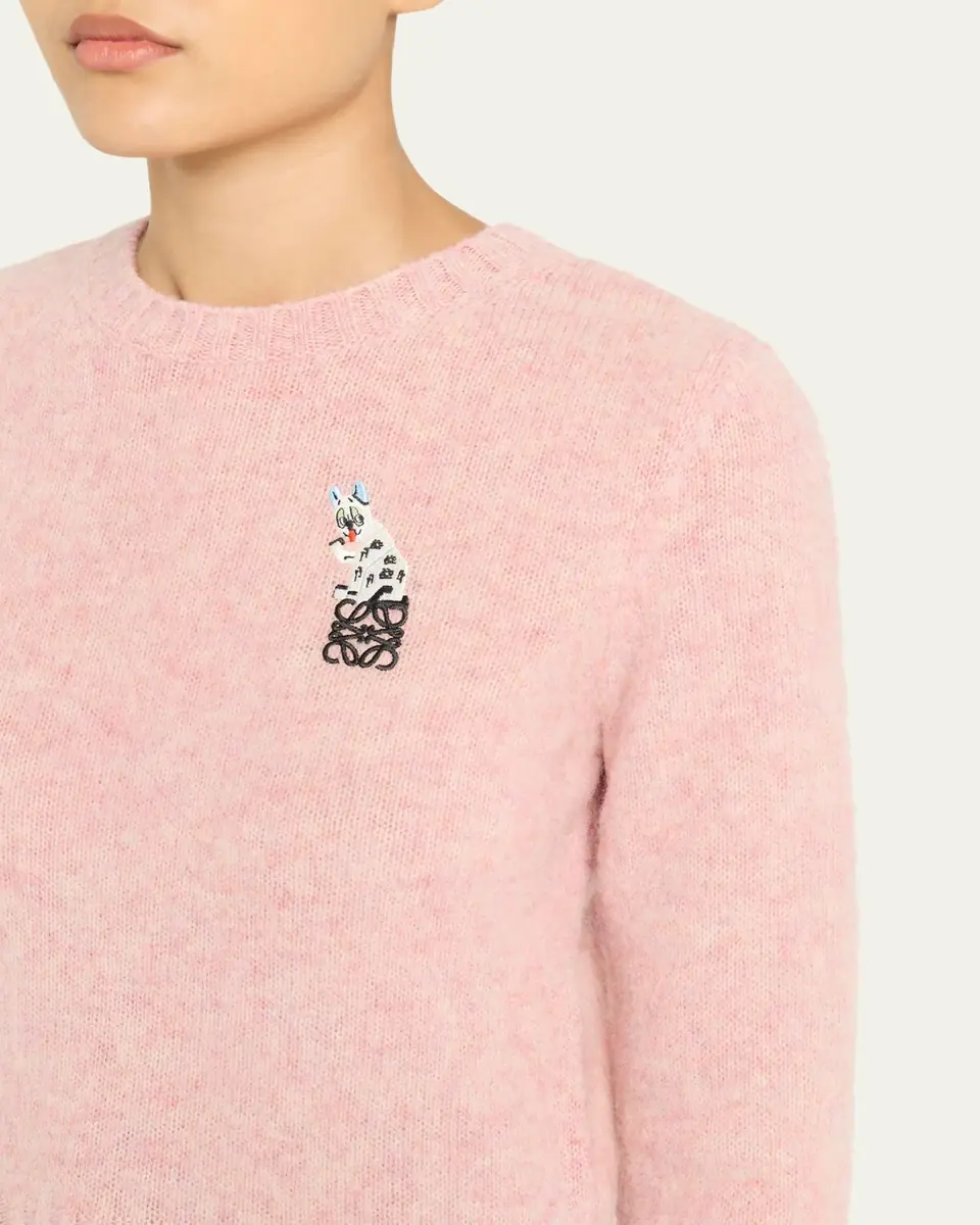 Loewe x Louis Wain Futuristic Cat Embroidered Sweater | Thumbnail 5 Loewe x Louis Wain Futuristic Cat Embroidered Sweater | Thumbnail 5