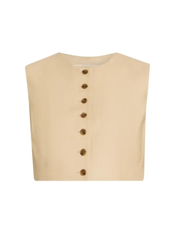 Danielle Silk Tussah Crop Top