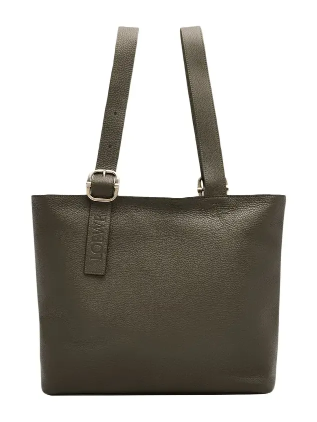 Men's Loop Zipped Leather Tote Bag Men's Loop Zipped Leather Tote Bag