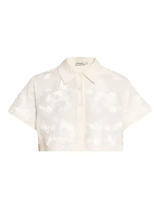 Callie Floral Camp Shirt Callie Floral Camp Shirt