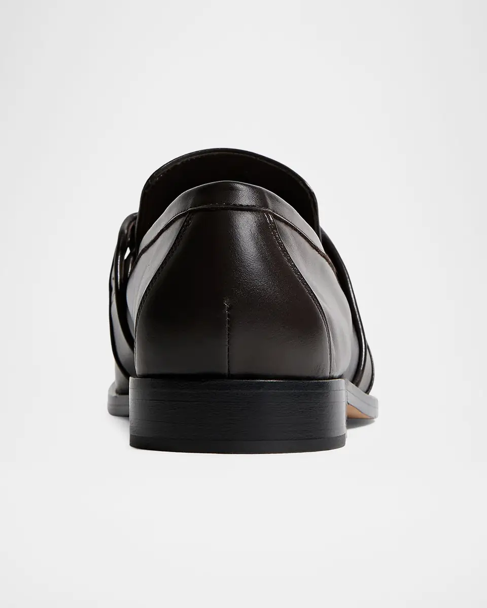 Bottega Veneta Men's Astaire Metallic Knot Napa Loafers | Thumbnail 16 Bottega Veneta Men's Astaire Metallic Knot Napa Loafers | Thumbnail 16