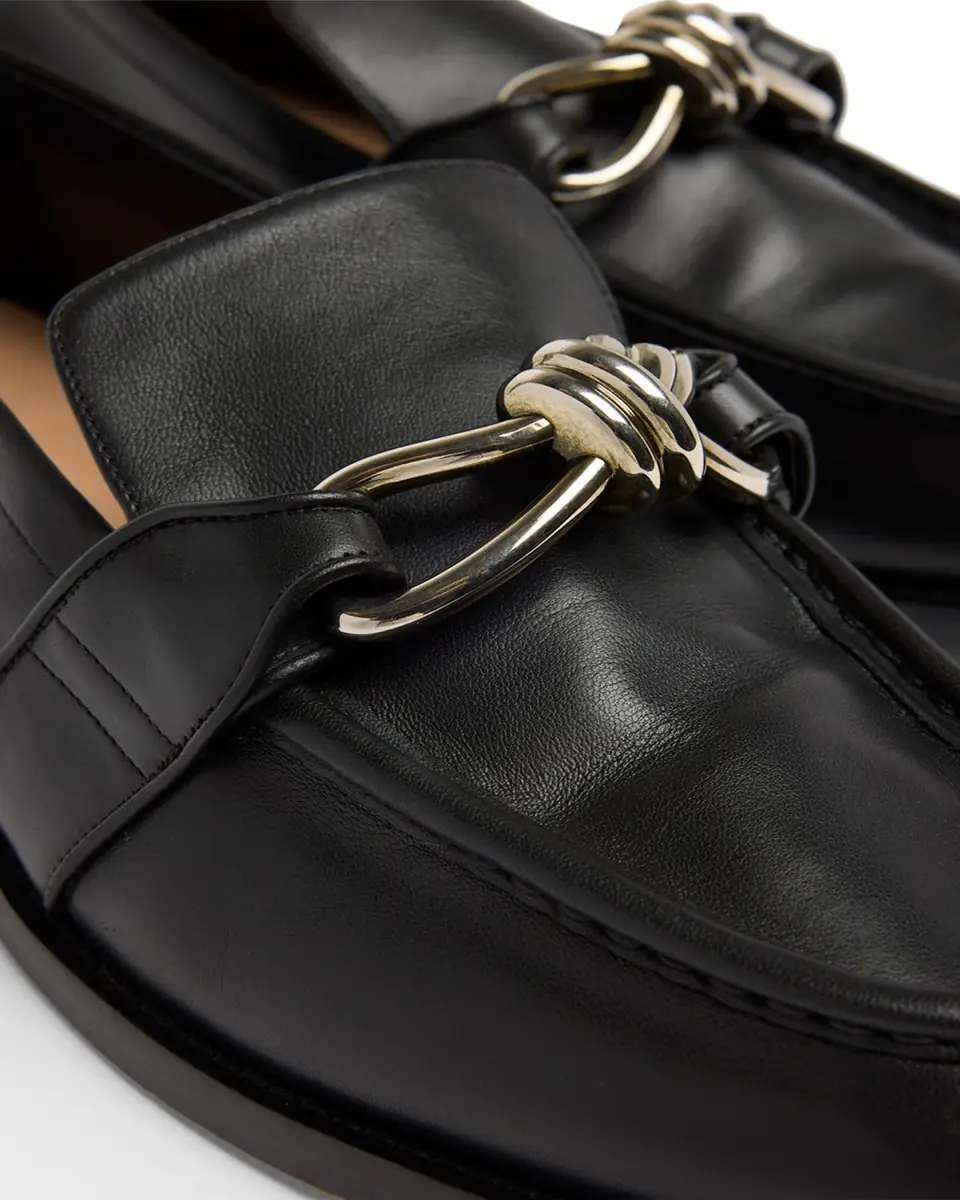 Bottega Veneta Men's Astaire Metallic Knot Napa Loafers | Thumbnail 5 Bottega Veneta Men's Astaire Metallic Knot Napa Loafers | Thumbnail 5