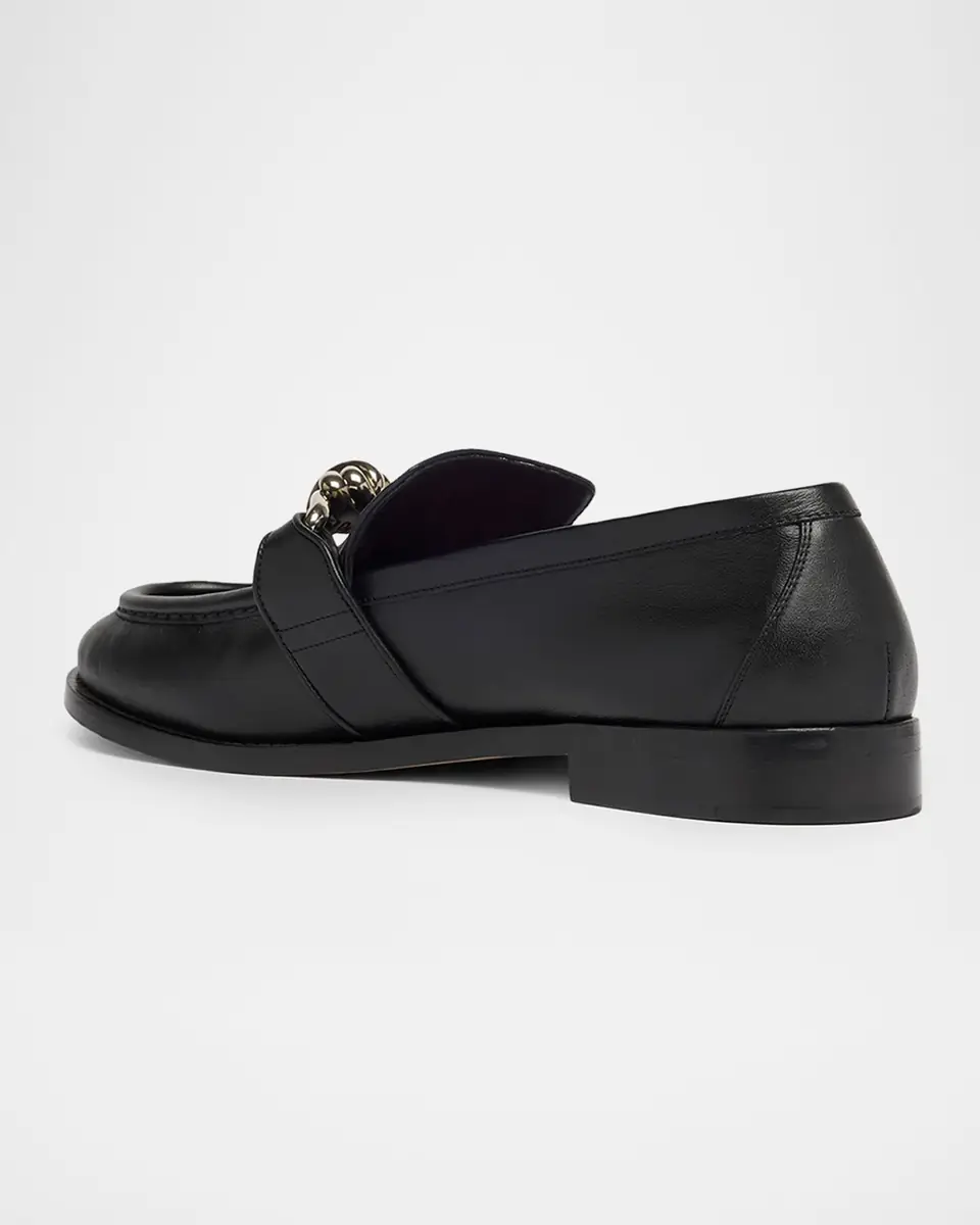 Bottega Veneta Men's Astaire Metallic Knot Napa Loafers | Thumbnail 8 Bottega Veneta Men's Astaire Metallic Knot Napa Loafers | Thumbnail 8