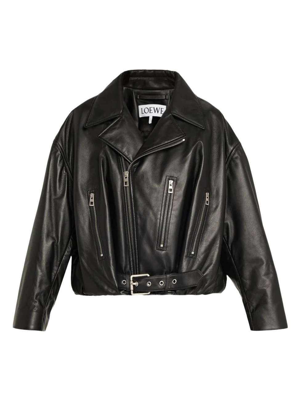 Short Nappa Lambskin Biker Jacket
