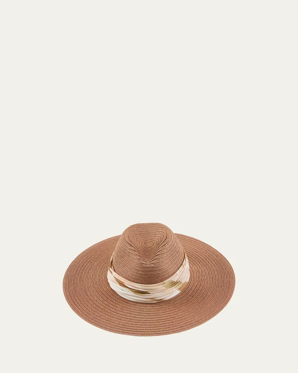 Eugenia Kim Emmanuelle Vented Hemp Packable Fedora Hat | Thumbnail 3
