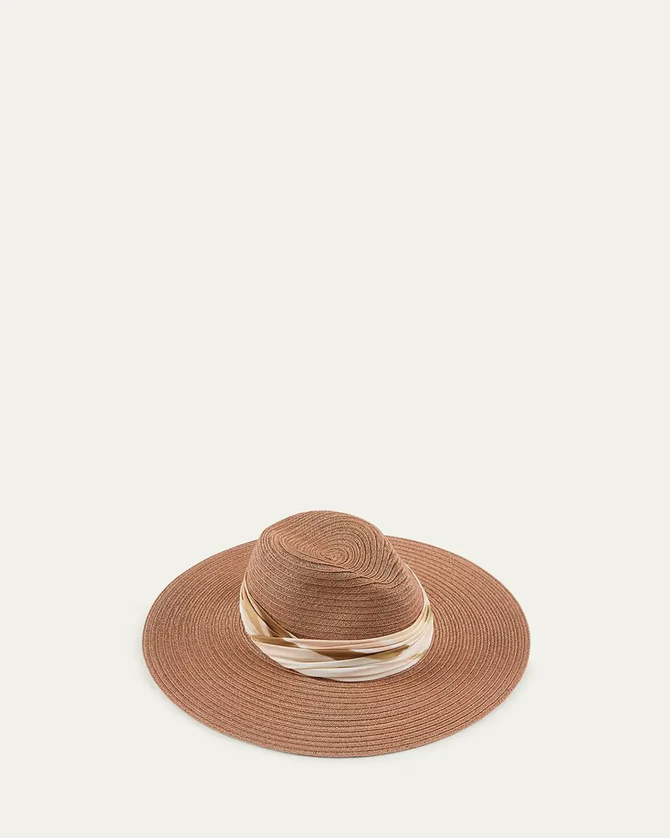 Eugenia Kim Emmanuelle Vented Hemp Packable Fedora Hat | Thumbnail 4