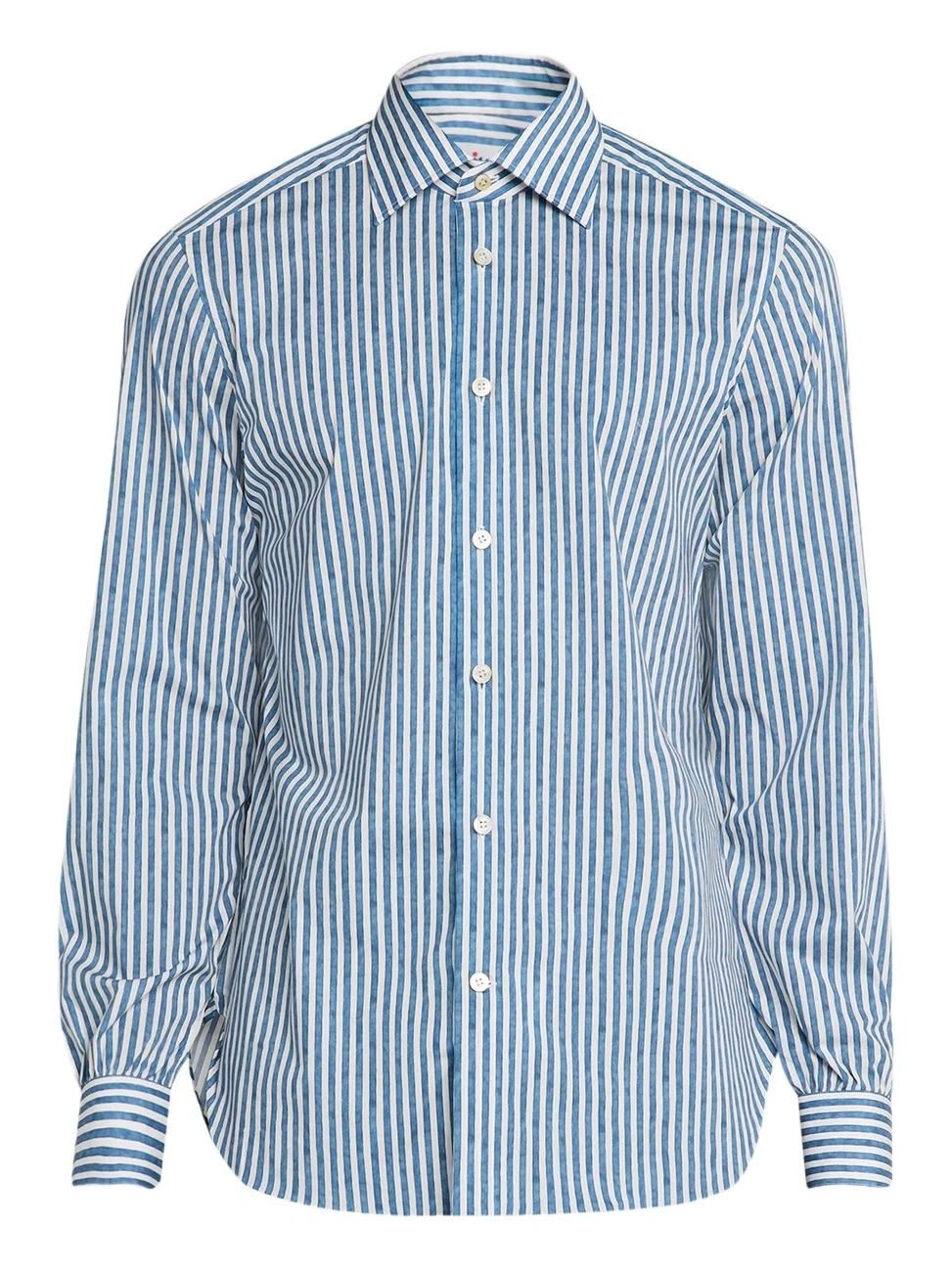 Kiton Men's Cotton-Stretch Stripe Button-Down Shirt