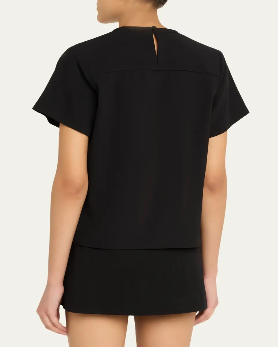 Simkhai Abelia Embellished Crewneck T-Shirt | Thumbnail 3