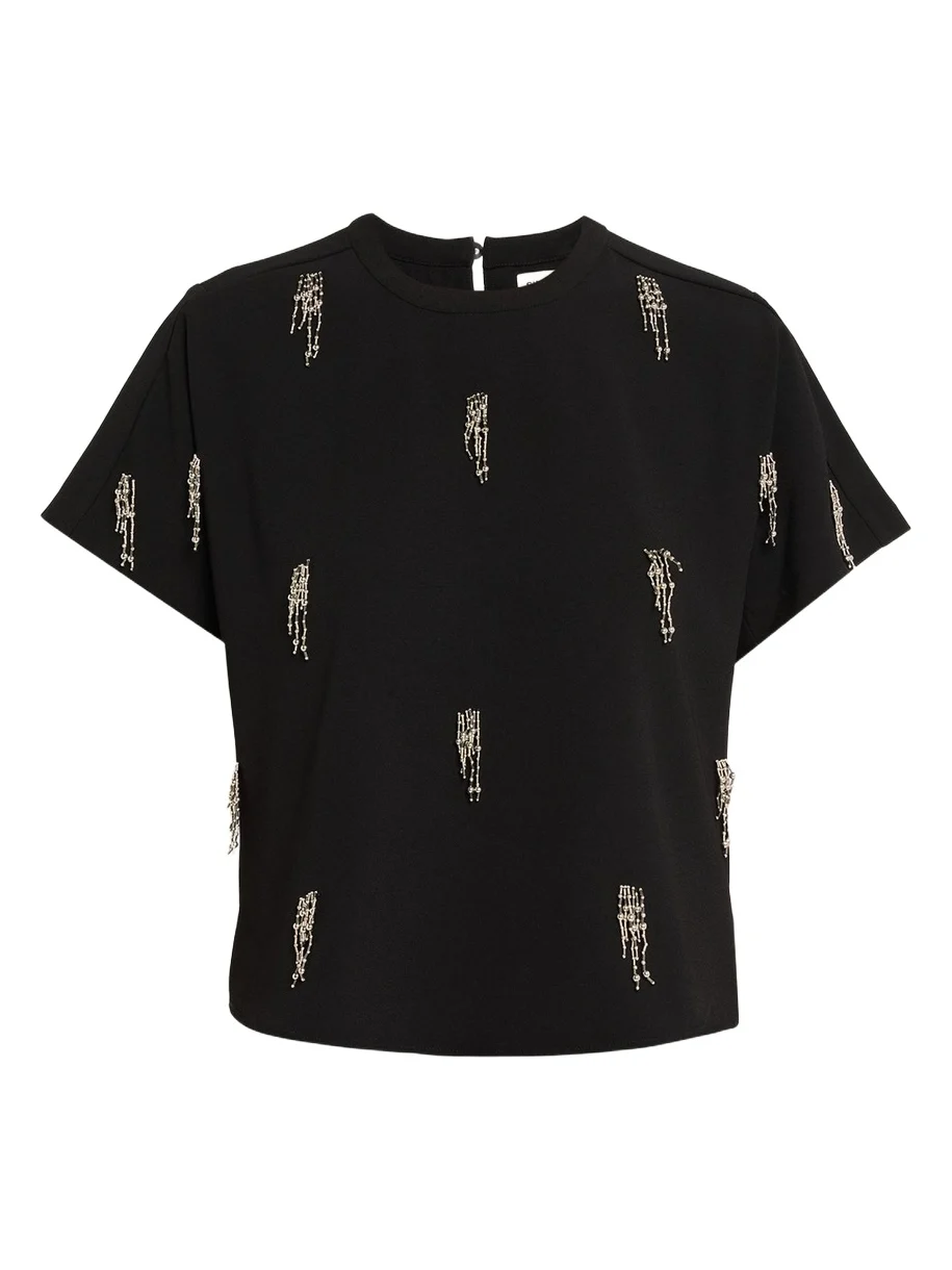 Abelia Embellished Crewneck T-Shirt