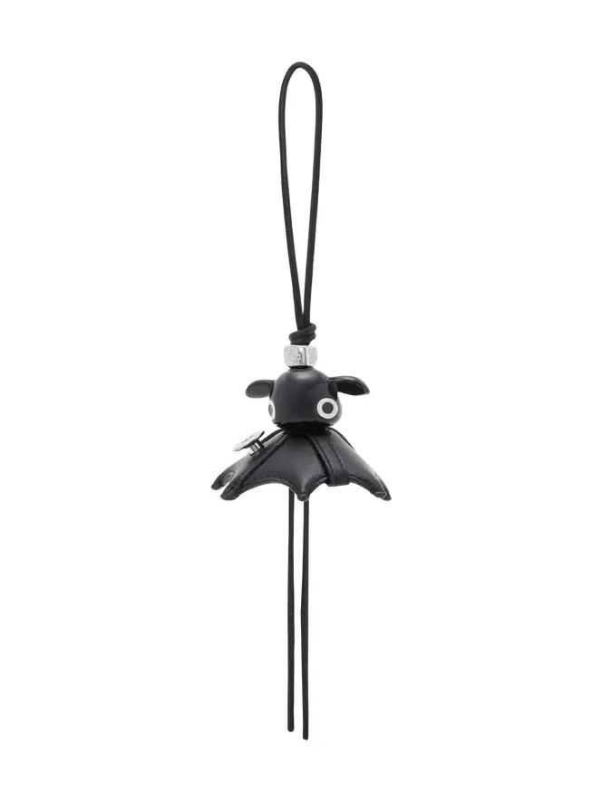 Men's Biker Puzz Leather Keychain Purse Charm