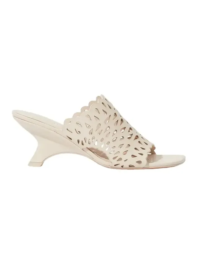 Shadow Laser-Cut Leather Mules Shadow Laser-Cut Leather Mules