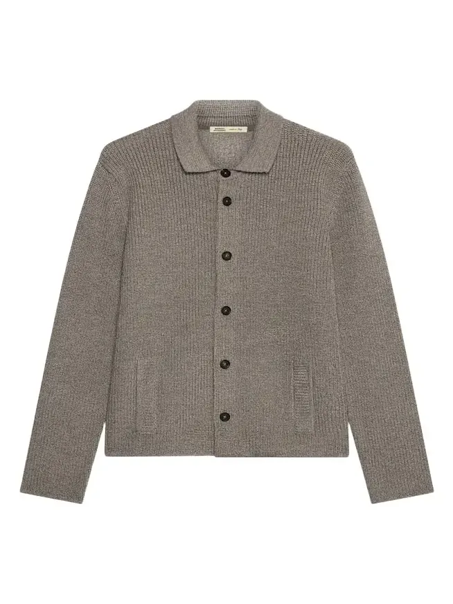 Baldassari Men's Brenta Virgin Wool Knit Overshirt