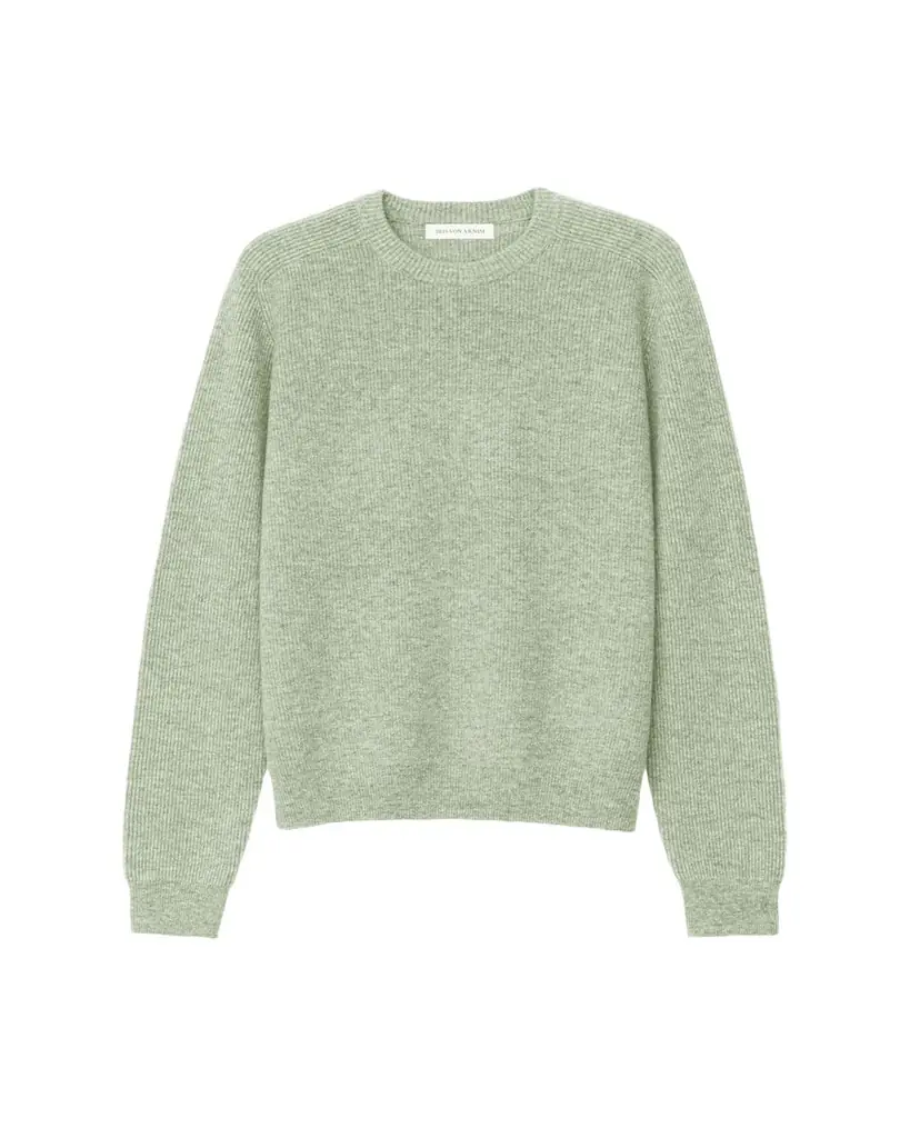 en's Cashmere Rib Crewneck Sweater en's Cashmere Rib Crewneck Sweater