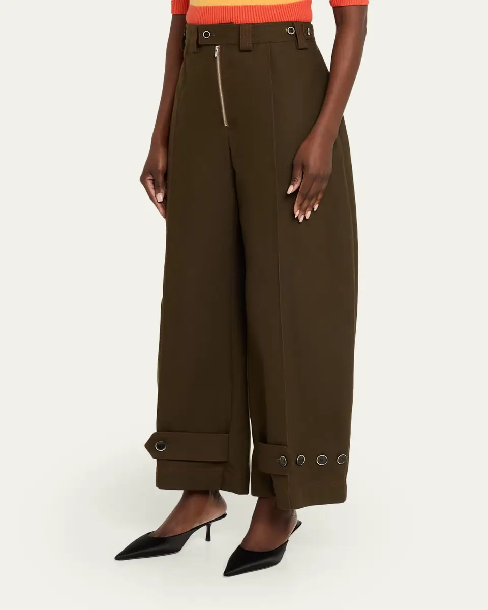 CHRISTOPHER JOHN ROGERS Tab-Ankle Barrel Trousers | Thumbnail 4
