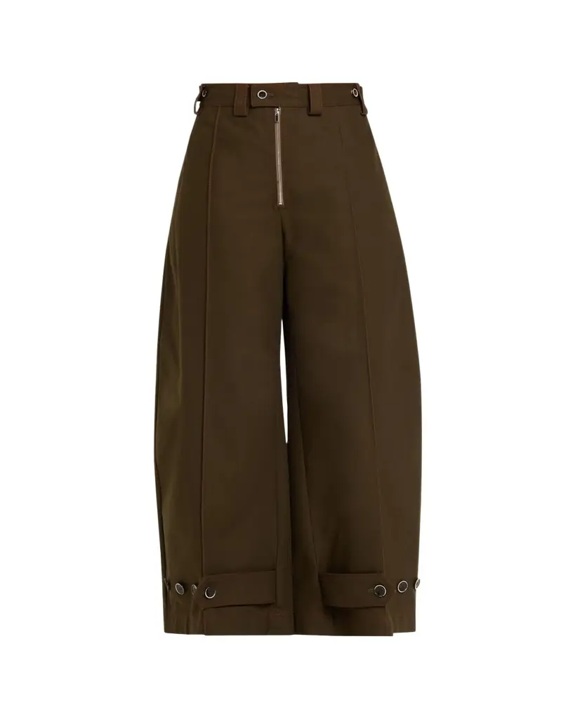 CHRISTOPHER JOHN ROGERS Tab-Ankle Barrel Trousers | Image 1 CHRISTOPHER JOHN ROGERS Tab-Ankle Barrel Trousers | Image 1