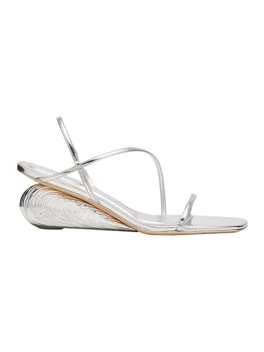Bridget Metallic Wedge Strappy Sandals Bridget Metallic Wedge Strappy Sandals