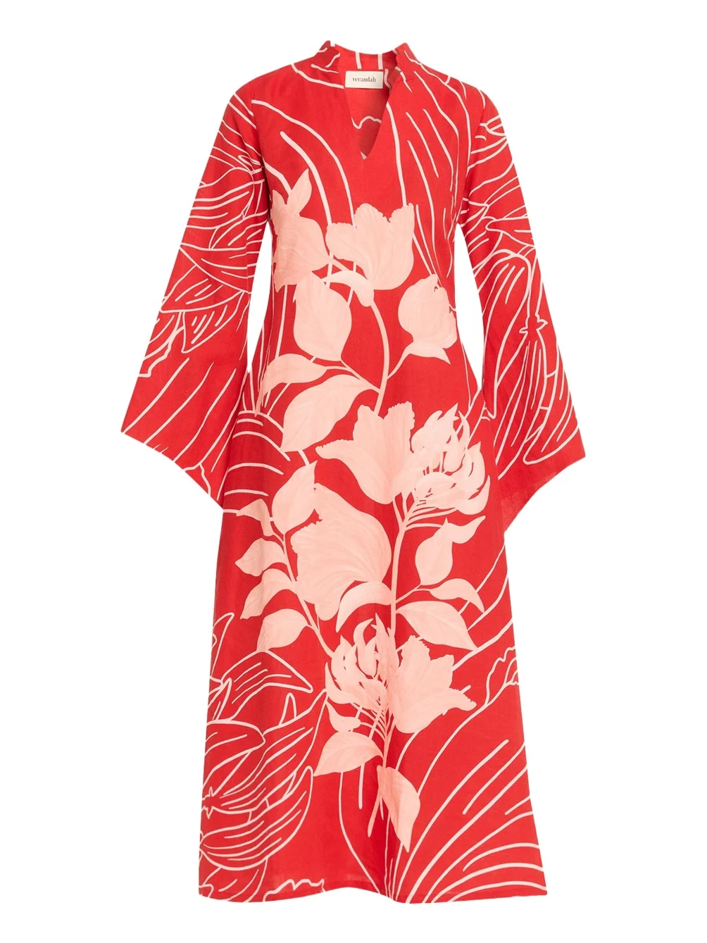 Wild Tulip Linen-Cotton Tunic