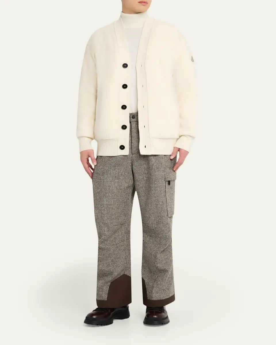 Moncler Genius x JIL SANDER Men's Wool Rib Cardigan | Thumbnail 2 Moncler Genius x JIL SANDER Men's Wool Rib Cardigan | Thumbnail 2