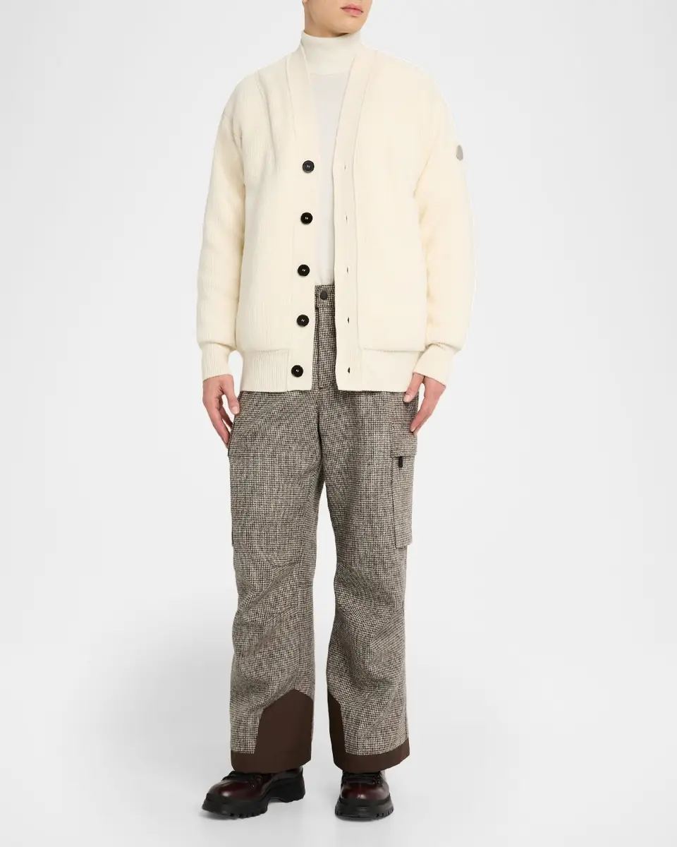 Moncler Genius x JIL SANDER Men's Wool Rib Cardigan | Thumbnail 6 Moncler Genius x JIL SANDER Men's Wool Rib Cardigan | Thumbnail 6