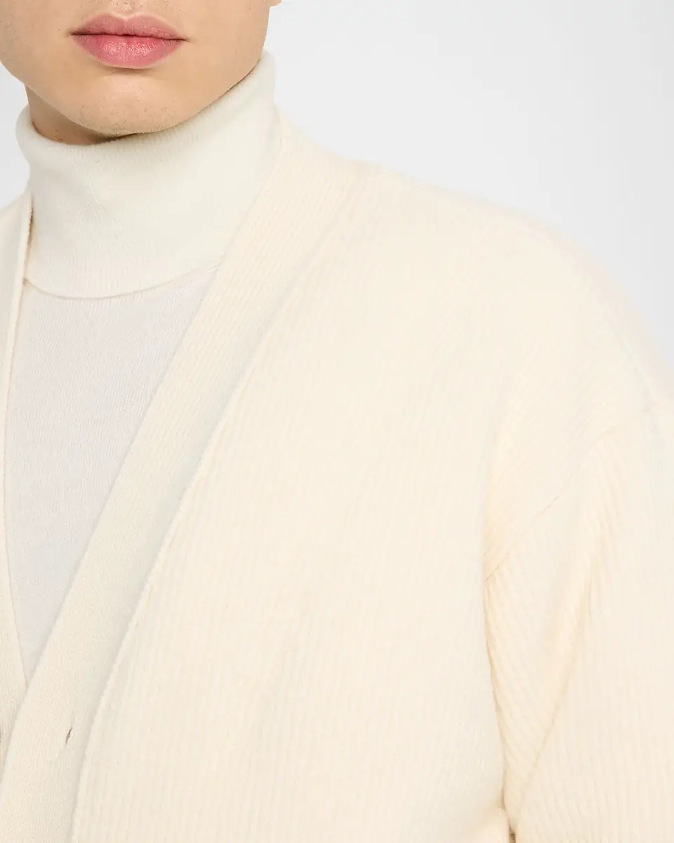 Moncler Genius x JIL SANDER Men's Wool Rib Cardigan | Thumbnail 9 Moncler Genius x JIL SANDER Men's Wool Rib Cardigan | Thumbnail 9