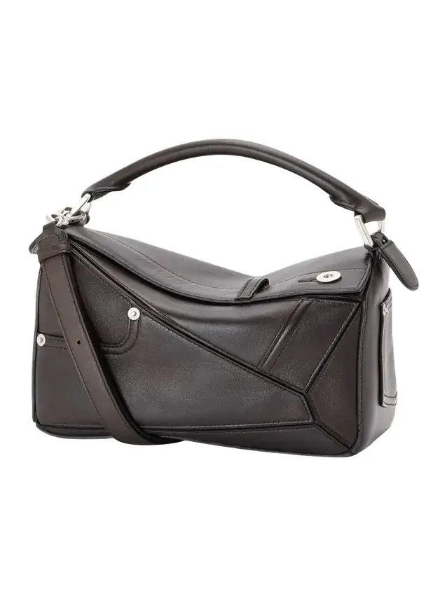 Puzzle Small Top-Handle Bag in Leather Puzzle Small Top-Handle Bag in Leather