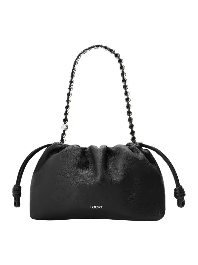 Flamenco Medium Shoulder Bag in Leather