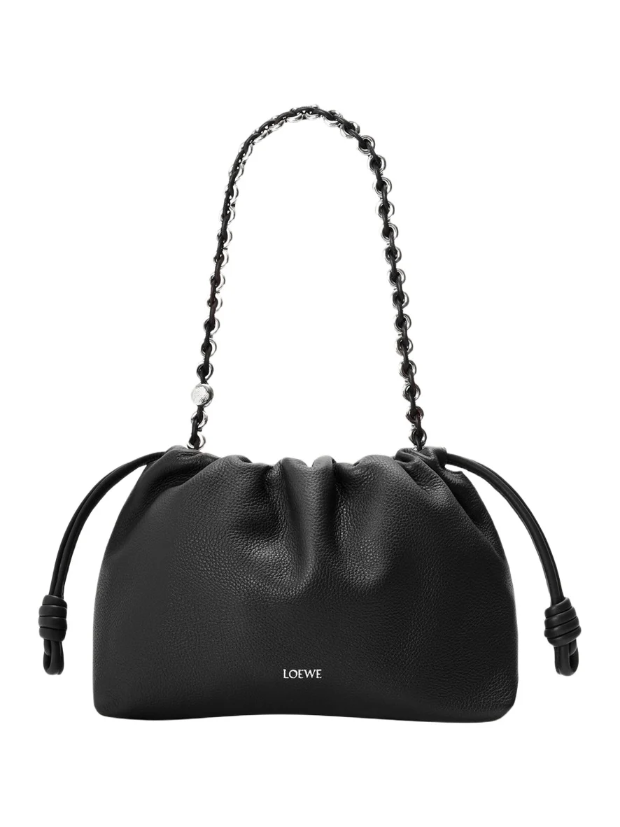 Flamenco Medium Shoulder Bag in Leather
