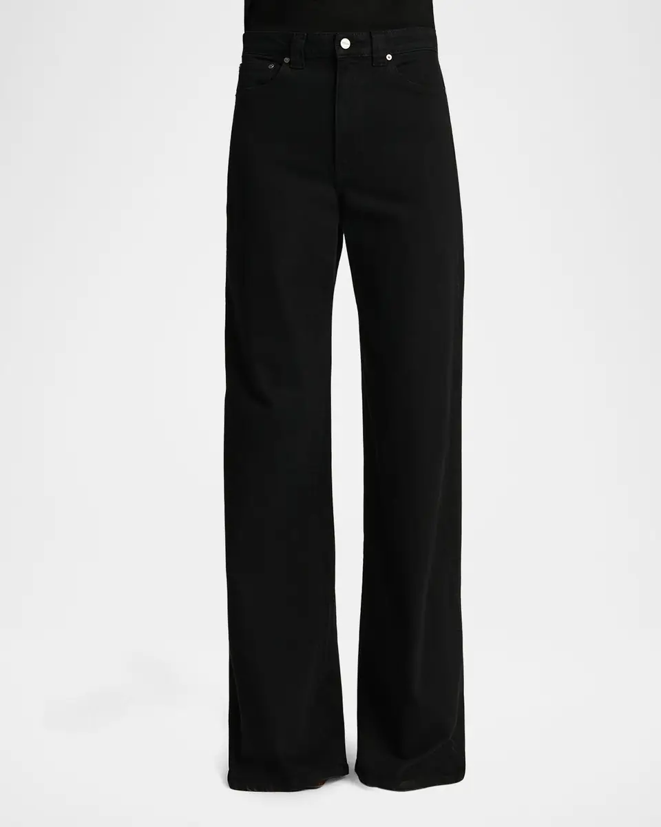 Khaite Dane High-Rise Wide-Leg Jeans | Thumbnail 3